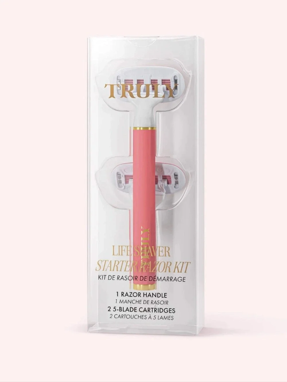 TRULY LifeShaver Starter Razor Kit - Pink